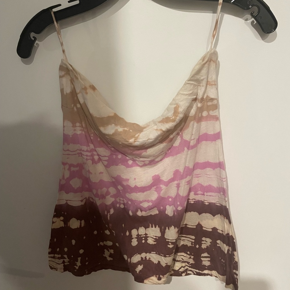 Velvet (name of brand) tie dye tube top